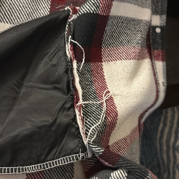 Little Mountain red blacks and white plaid jacket - Picture 8 of 8